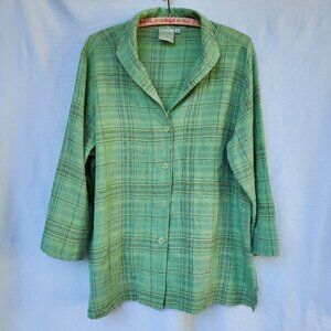 Mill Valley Clothing Company  XL collar women's blouse